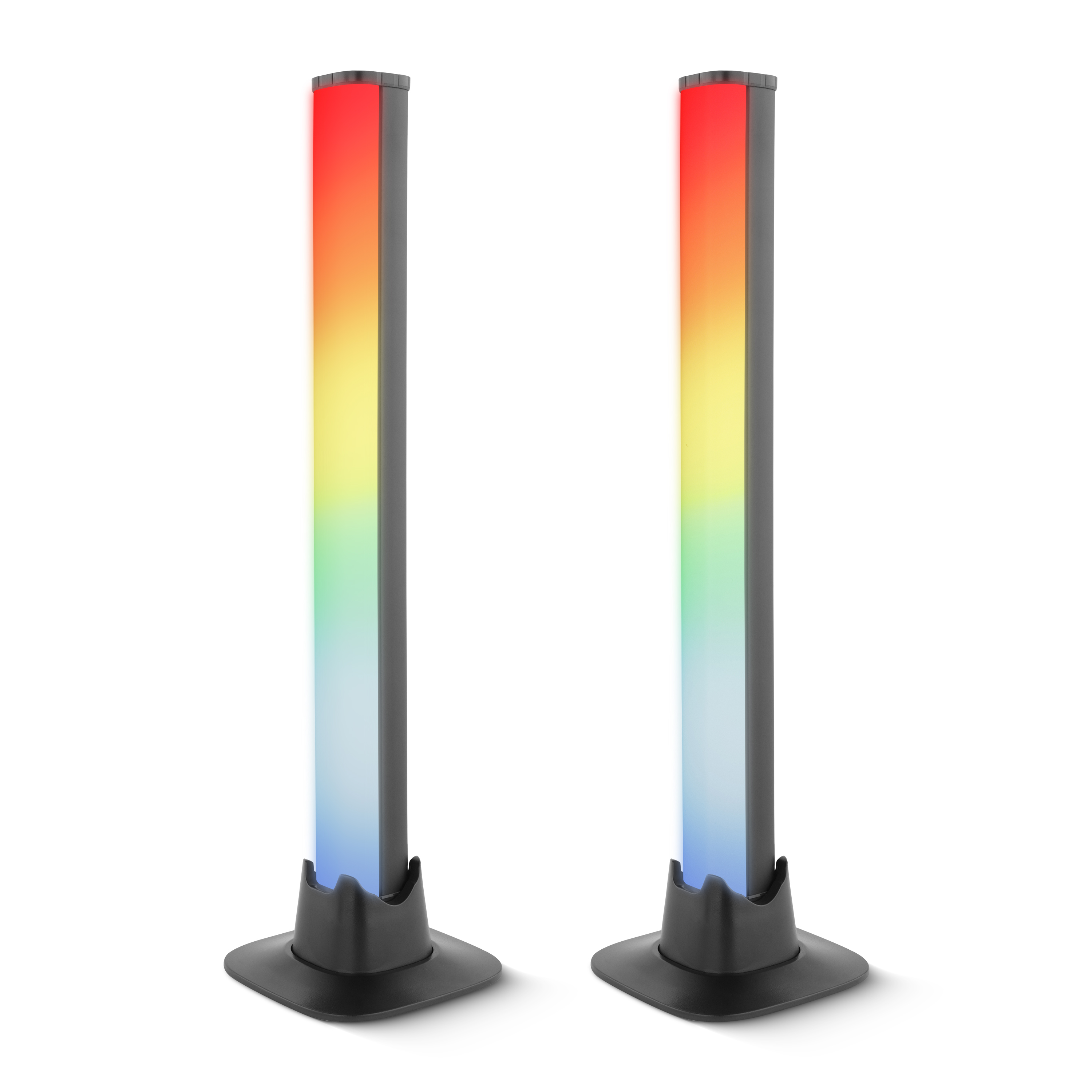 MeLiTec Bluetooth RGB Tischleuchten "MeLiQualizer" 2er Set