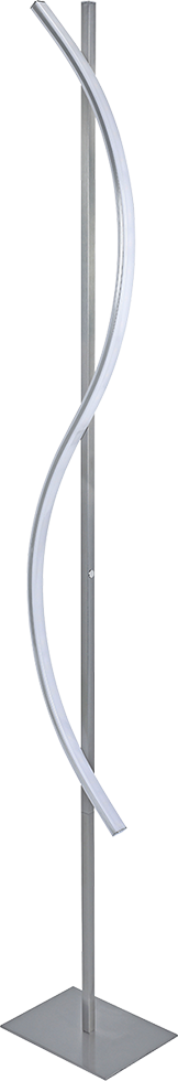 MeLiTec LED Stehleuchte ST28-1, mit Tastdimmer, nickel matt MeLiTec LED Stehleuchte ST28-1, mit Tastdimmer, nickel matt