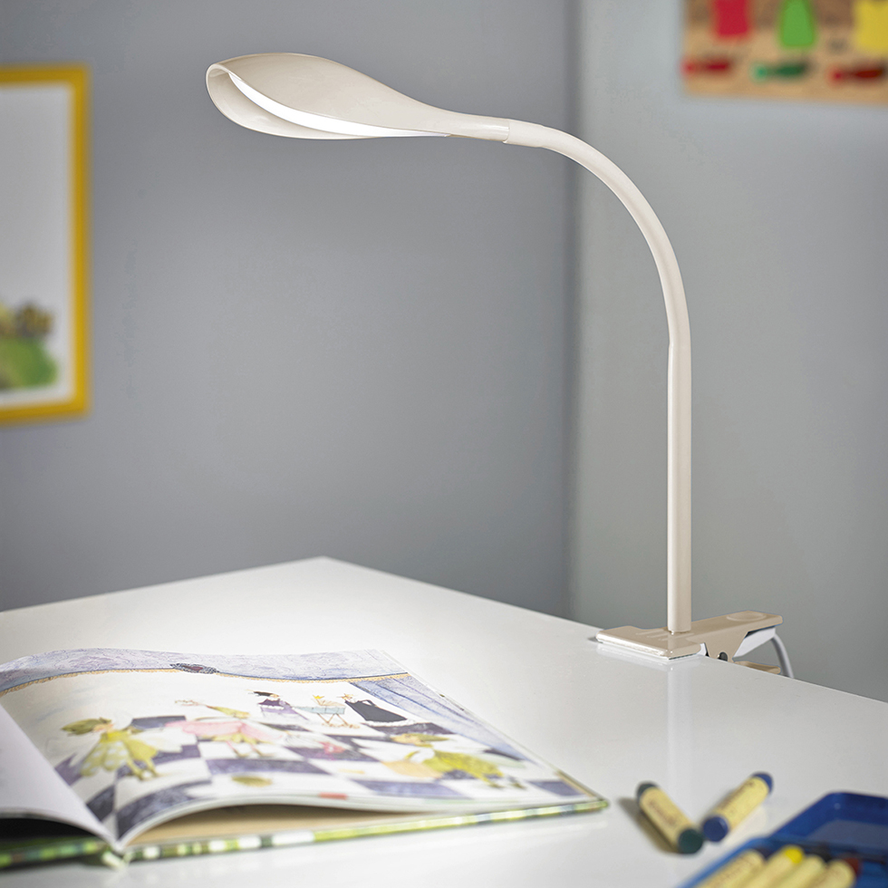LED Klemmleuchte T121 beige LED Klemmleuchte T121 beige