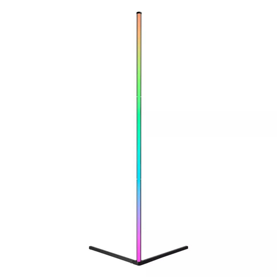 MeLitec Smart Home Eck Stehleuchte CoLiBri, 12 RGBW Festfarben 10 Farbverläufe