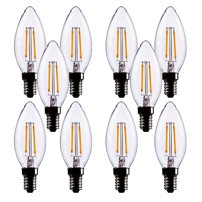 100er Set LED Filament Leuchtmittel LF07-1