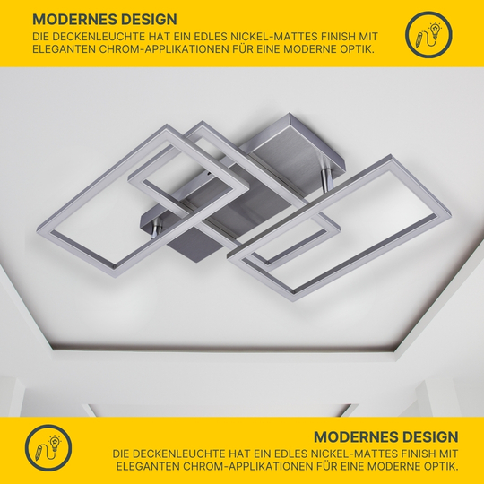 LED Deckenleuchte D120-1 rechteckige Rahmen LED Deckenleuchte D120-1 rechteckige Rahmen