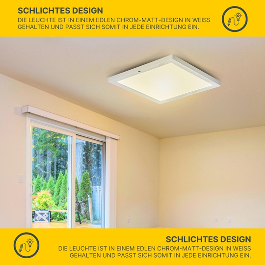 LED SmartHome Deckenleuchte per Fernbedienung und App steuerbar LED SmartHome Deckenleuchte per Fernbedienung und App steuerbar