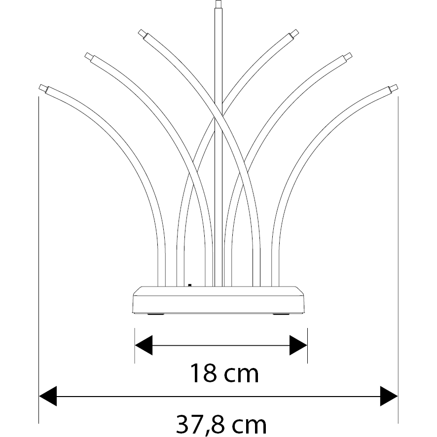 MeLiTec LED USB-C Stimmungslicht Weihnachten, SL62, Fächer, Chrom matt, warmweiß (3000K), dimmbar (3 Stufen), 5h-Timer, kabellos inkl. Akku, Innen – modernes Dekorationslicht, Lichtbogen, Fensterlicht MeLiTec LED USB-C Stimmungslicht Weihnachten, SL62, Fächer, Chrom matt, warmweiß (3000K), dimmbar (3 Stufen), 5h-Timer, kabellos inkl. Akku, Innen – modernes Dekorationslicht, Lichtbogen, Fensterlicht