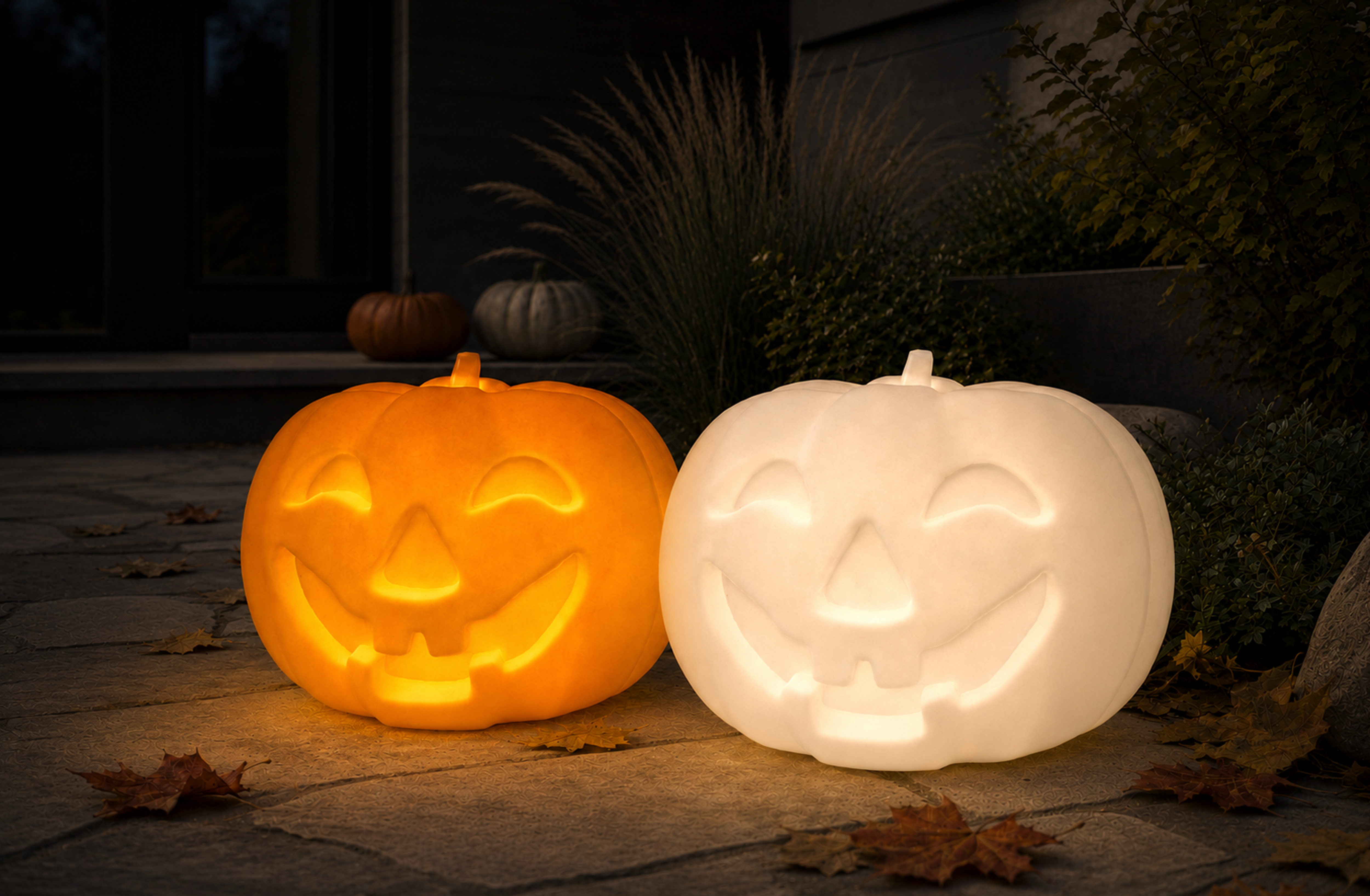 MeLiTec LED Kürbis Aurora – Halloween Dekoleuchte mit bewegtem RGBW-Lichteffekt, Solar & Fernbedienung MeLiTec LED Kürbis Aurora – Halloween Dekoleuchte mit bewegtem RGBW-Lichteffekt, Solar & Fernbedienung