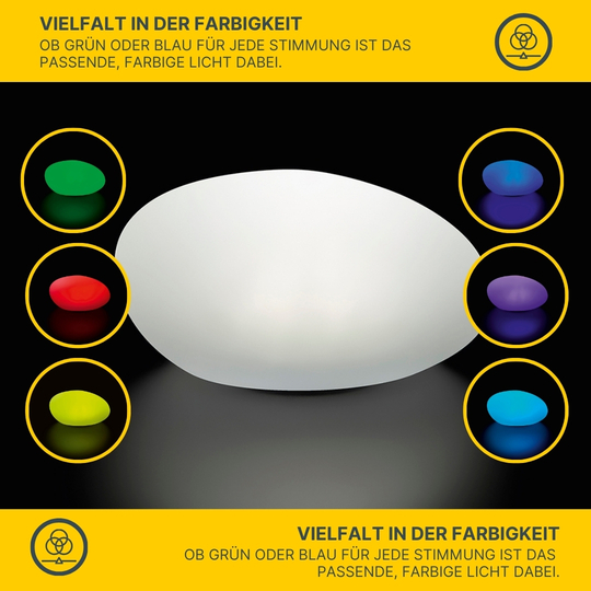 MeLiTec Solarleuchte - mehrfarbige Bodenbeleuchtung für Garten, Balkon & Terrasse - Solar-Bodenleuchte mit Farbwechsel bis 8h Leuchtdauer - Breite 40cm - inkl. Akku - Kunststoff - Stein-Form - LK03-6 MeLiTec Solarleuchte - mehrfarbige Bodenbeleuchtung für Garten, Balkon & Terrasse - Solar-Bodenleuchte mit Farbwechsel bis 8h Leuchtdauer - Breite 40cm - inkl. Akku - Kunststoff - Stein-Form - LK03-6