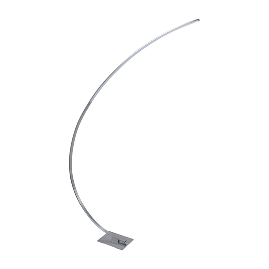 MeLiTec LED Stehleuchte ST26-1, mit integriertem Dimmer, nickel matt Elektrisches Gerät, Mikrophon, Lampe,