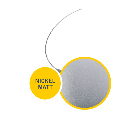  MeLiTec LED Stehleuchte ST26-1, mit integriertem Dimmer, nickel matt