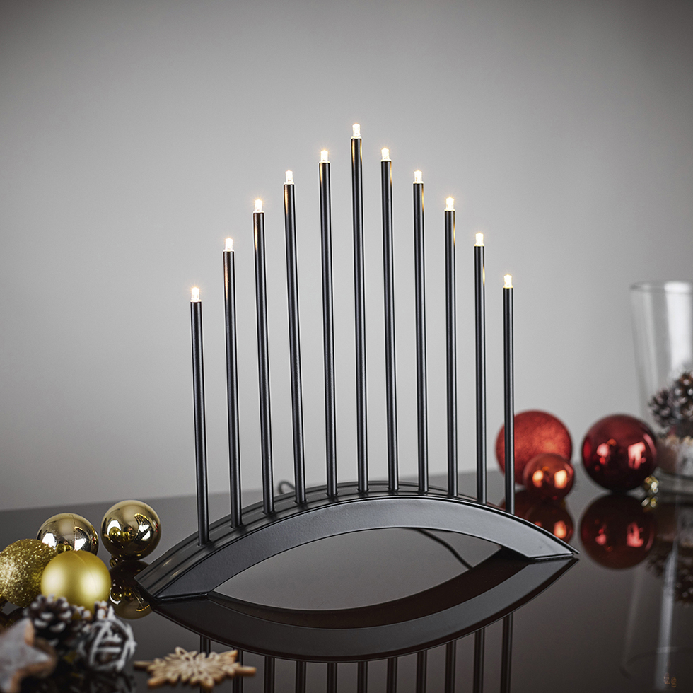 MeLiTec LED Weihnachts Beleuchtung SL30-2 Fensterlicht XMAS, schwarz MeLiTec LED Weihnachts Beleuchtung SL30-2 Fensterlicht XMAS, schwarz