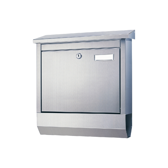 MeLiTec Edelstahl Briefkasten Modell A mit Zeitungsfach MeLiTec Edelstahl Briefkasten Modell A mit Zeitungsfach