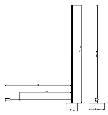 MeLiTec LED Stehleuchte ST27-1 mit Tastdimmer, nickel matt Diagramm, Handlung,