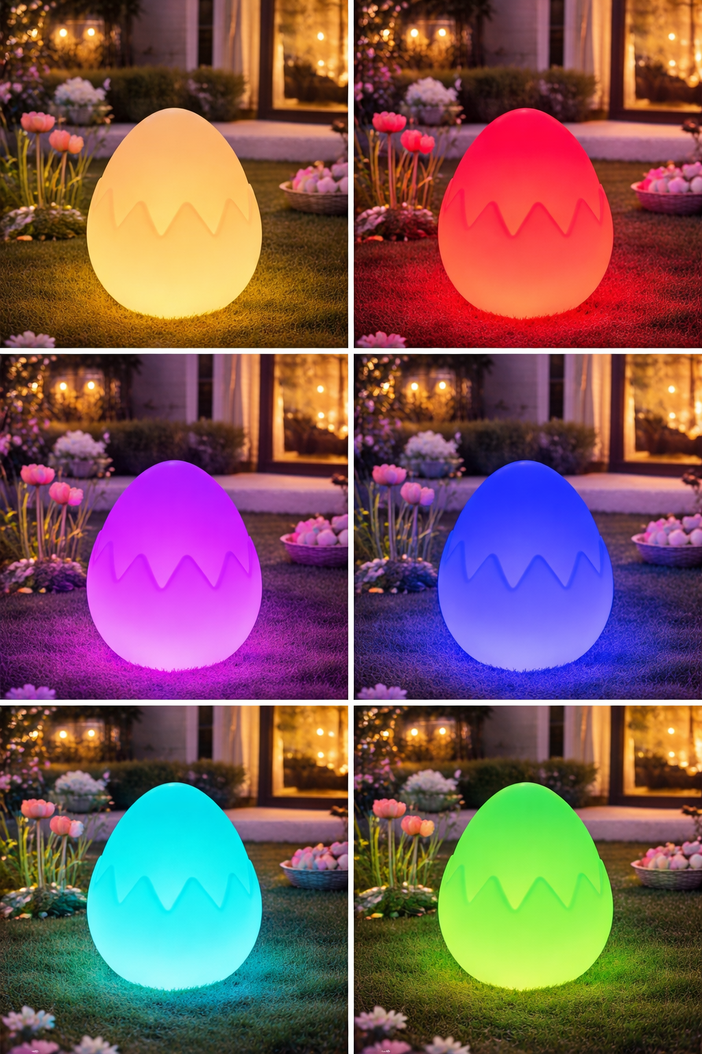 Solar-Osterei MagicFlow Purpur, Beleuchtung, Sphäre, Ballon,