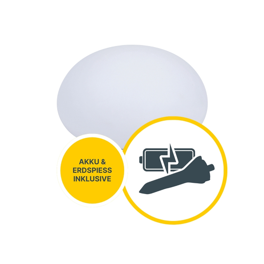 MeLiTec Solarleuchte - mehrfarbige Bodenbeleuchtung für Garten, Balkon & Terrasse - Solar-Bodenleuchte mit Farbwechsel - bis 8h Leuchtdauer - 35cm - inkl. Akku - Kunststoff - rund und flach - LK02-6