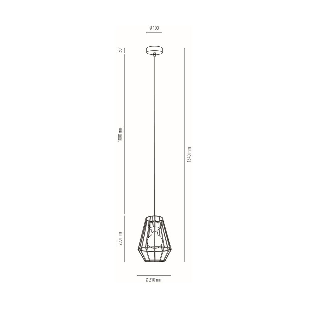 SPOT Light Endorfina Pendelleuchte E27 Max.60W Schwarz/Eiche Geölt/Schwarz PVC SPOT Light Endorfina Pendelleuchte E27 Max.60W Schwarz/Eiche Geölt/Schwarz PVC