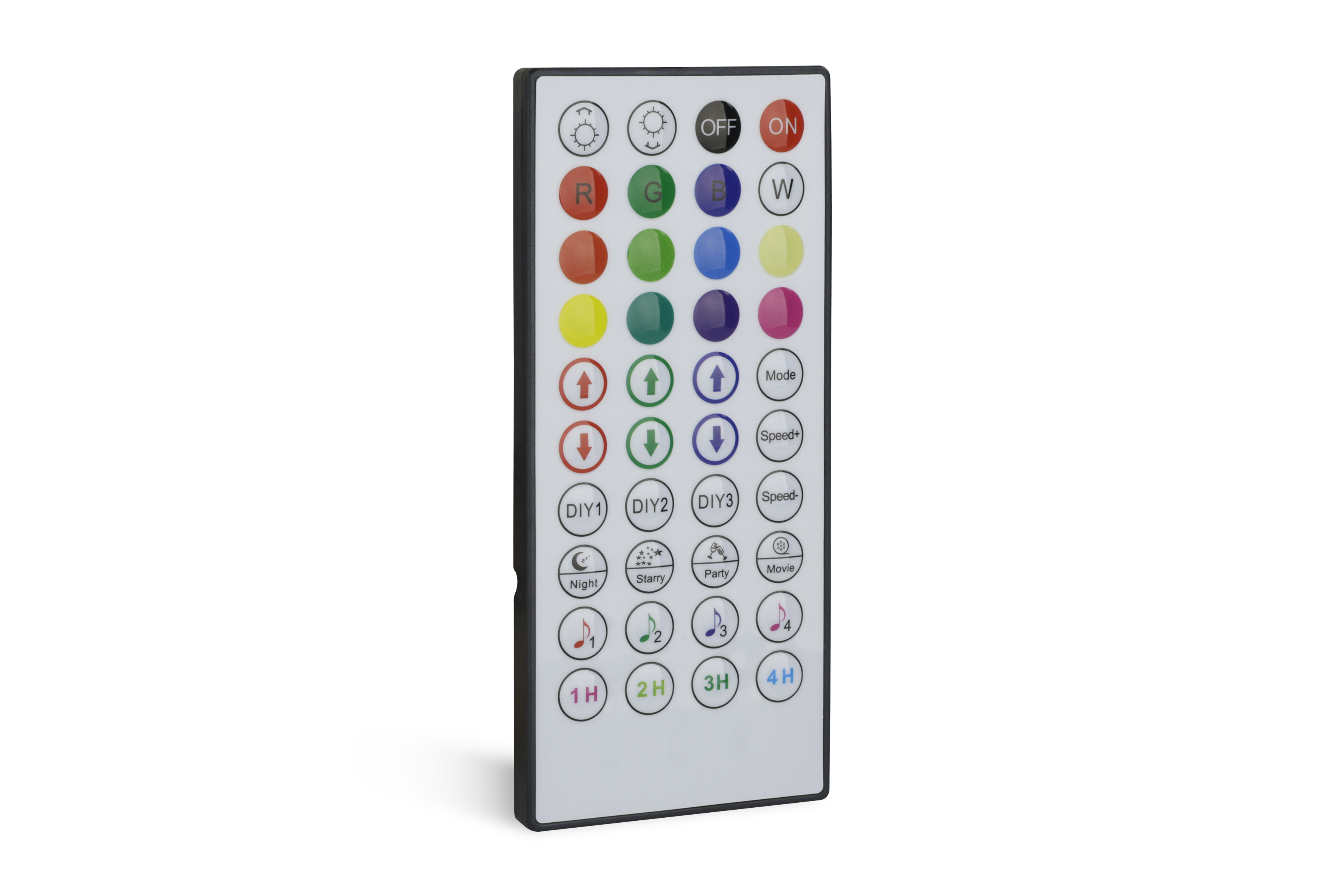 MeLitec Smart Home Eck Stehleuchte CoLiBri, 12 RGBW Festfarben 10 Farbverläufe Elektronik, Fernsteuerung,