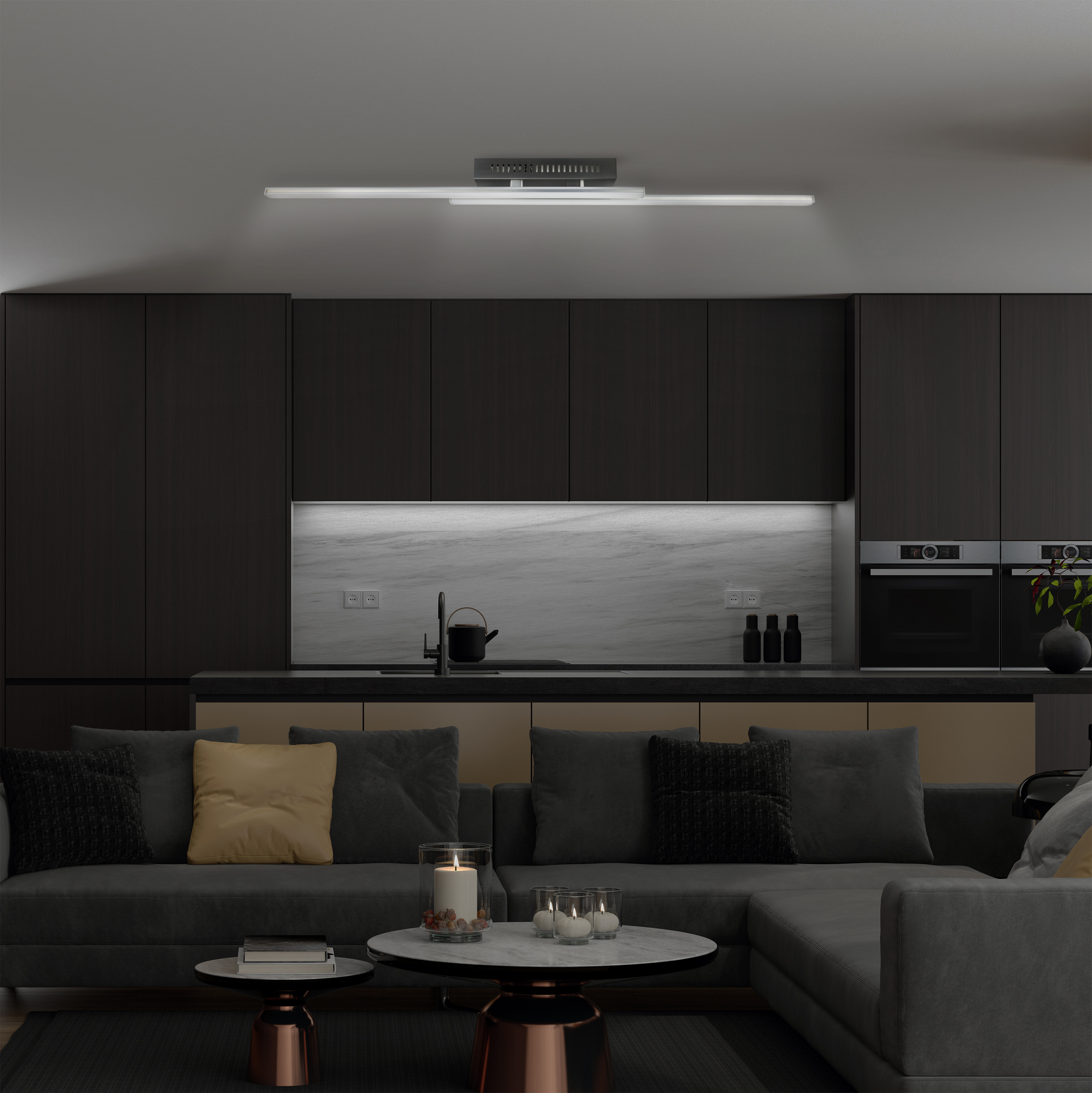 MeLiTec LED Deckenlampe D128, Wandlampe, RGB Farbwechsel, App & Fernbedienung, Alexa & Google Steuerung, dimmbar, moderne Smart Home Lampe, CCT Steuerung MeLiTec LED Deckenlampe D128, Wandlampe, RGB Farbwechsel, App & Fernbedienung, Alexa & Google Steuerung, dimmbar, moderne Smart Home Lampe, CCT Steuerung