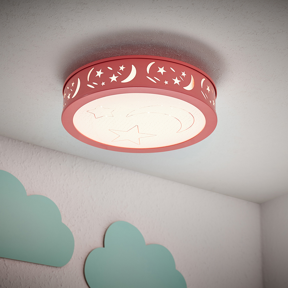 LED Kinder Deckenleuchte D118 koralle B-Ware LED Kinder Deckenleuchte D118 koralle B-Ware