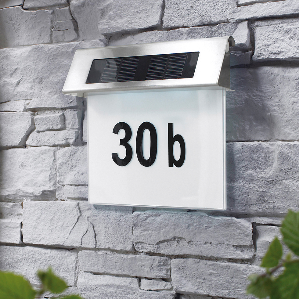 MeLiTec Solar Hausnummer SH01, B-Ware MeLiTec Solar Hausnummer SH01, B-Ware