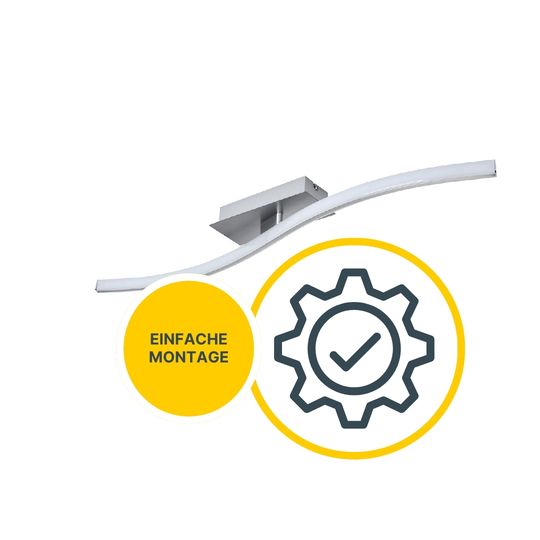 MeLiTec LED Deckenleuchte, nickel matt MeLiTec LED Deckenleuchte, nickel matt