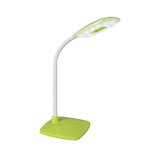  MeLiTec LED Tageslicht Schreibtischleuchte türkis/ koralle/ grün