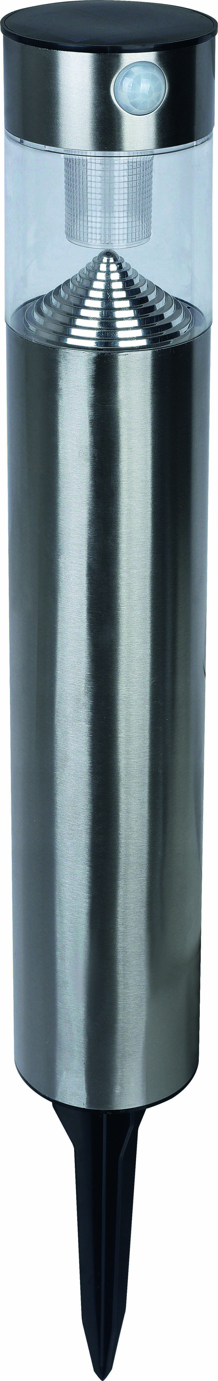 MeLiTec Solar Gartenleuchte SO31 rund mit Bewegungsmelder, Edelstahl Elektronik, Telefon, Handy, Text, Elektronik, Telefon, Handy, Text,