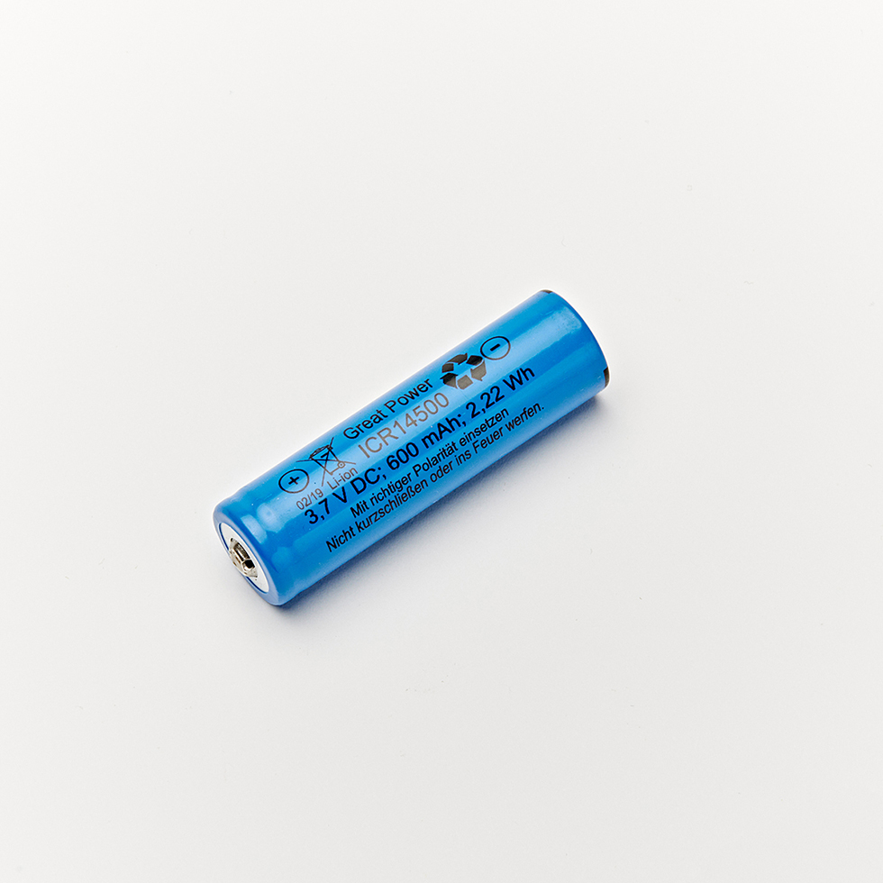 Akku AA 600mAh 3,7 V Typ 14500 Akku AA 600mAh 3,7 V Typ 14500