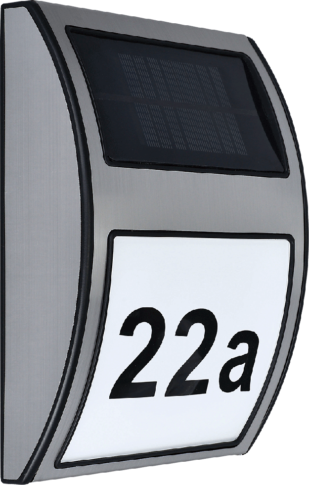 Solar Hausnummer SH08 B-Ware Solar Hausnummer SH08 B-Ware