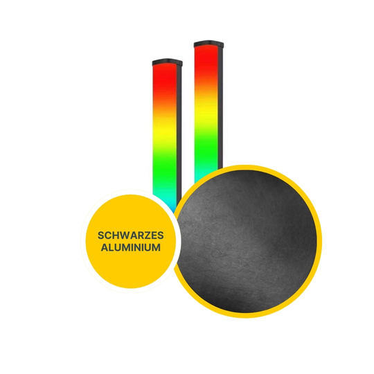  MeLiTec 2 Tischleuchten RGBW ML03/ ML04 mit Musiksensor, weiß oder schwarz