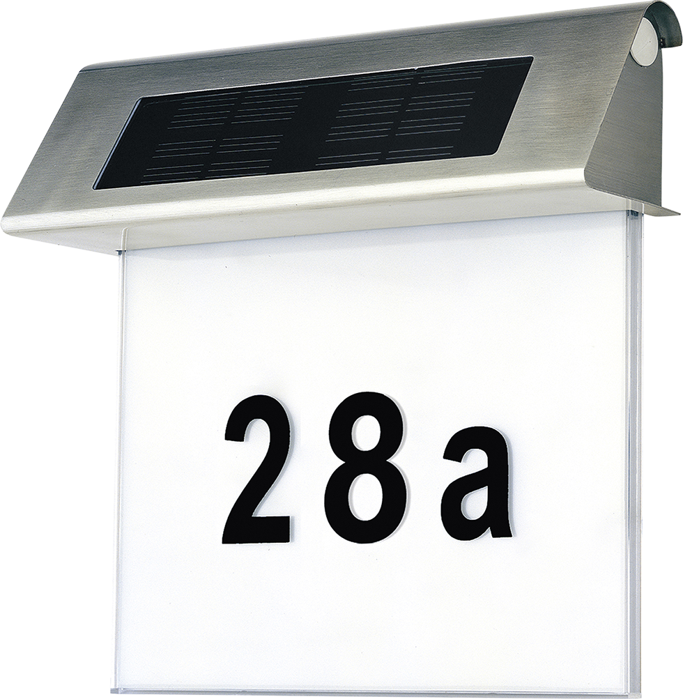 MeLiTec Solar Hausnummer SH01, B-Ware MeLiTec Solar Hausnummer SH01, B-Ware