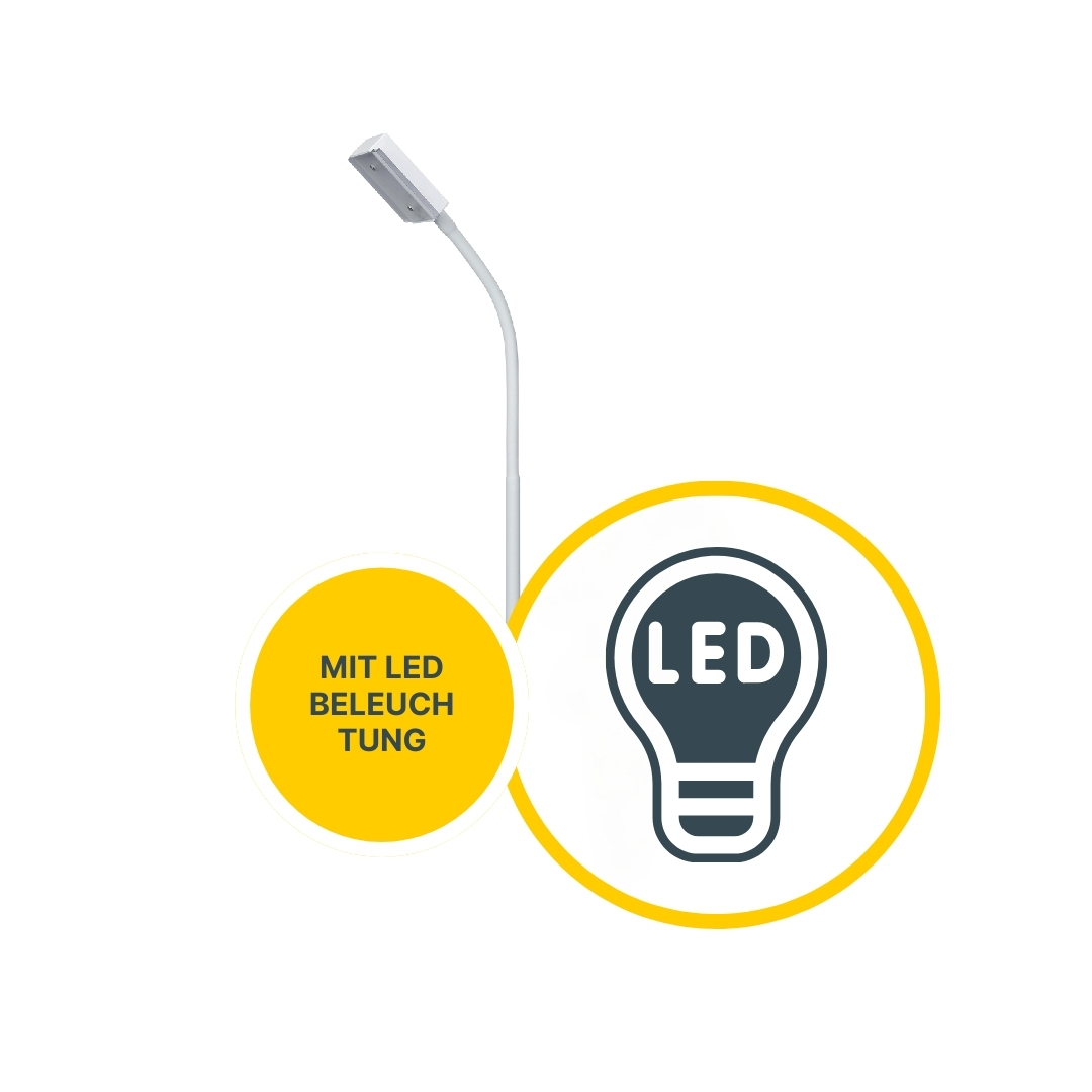 LED Klemmleuchte T163 weiß LED Klemmleuchte T163 weiß