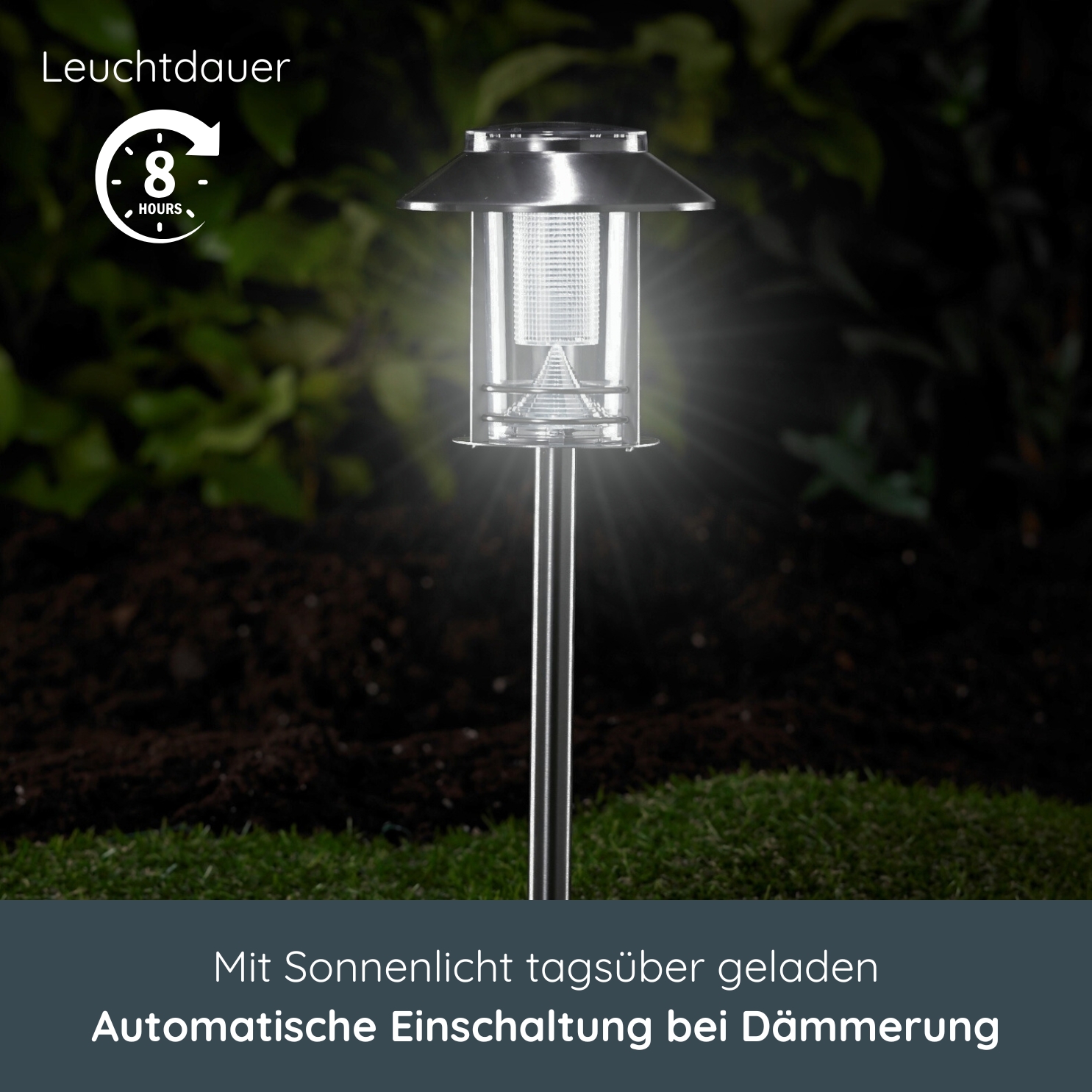 MeLiTec Solar-Gartenlampe, Outdoor-Solarleuchte SO26 Lampe, Beleuchtung, Lampe, Beleuchtung,