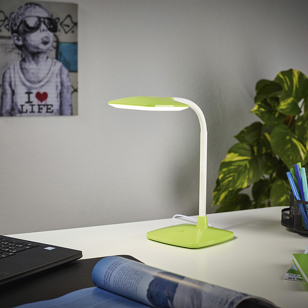  MeLiTec LED Tageslicht Schreibtischleuchte T143-2 in 3 Farben