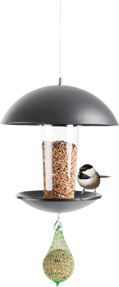 Design Futterstation VH05-1 hängend rund schwarz Design Futterstation VH05-1 hängend rund schwarz