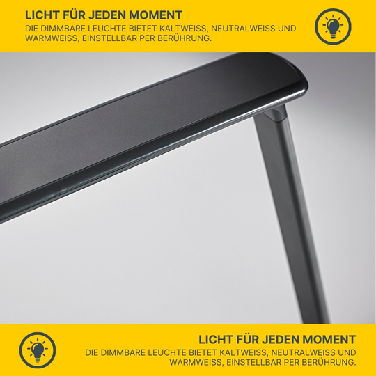 MeLiTec LED Schreibtischleuchte T95/T96 Handy Ladefunktion mit Adapter MeLiTec LED Schreibtischleuchte T95/T96 Handy Ladefunktion mit Adapter