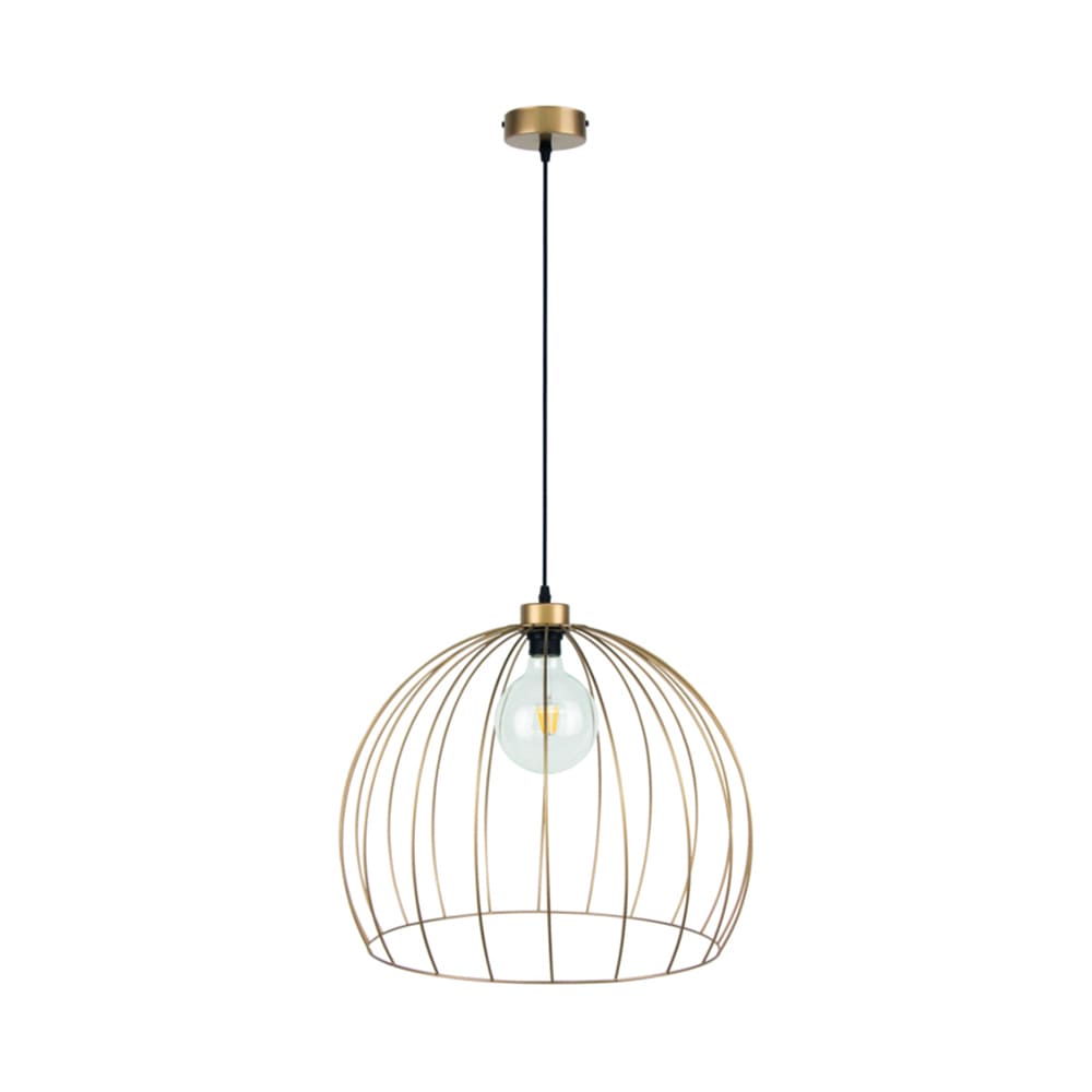 SPOT Light Coop Pendelleuchte 1xE27 60W Gold/Schwarz SPOT Light Coop Pendelleuchte 1xE27 60W Gold/Schwarz