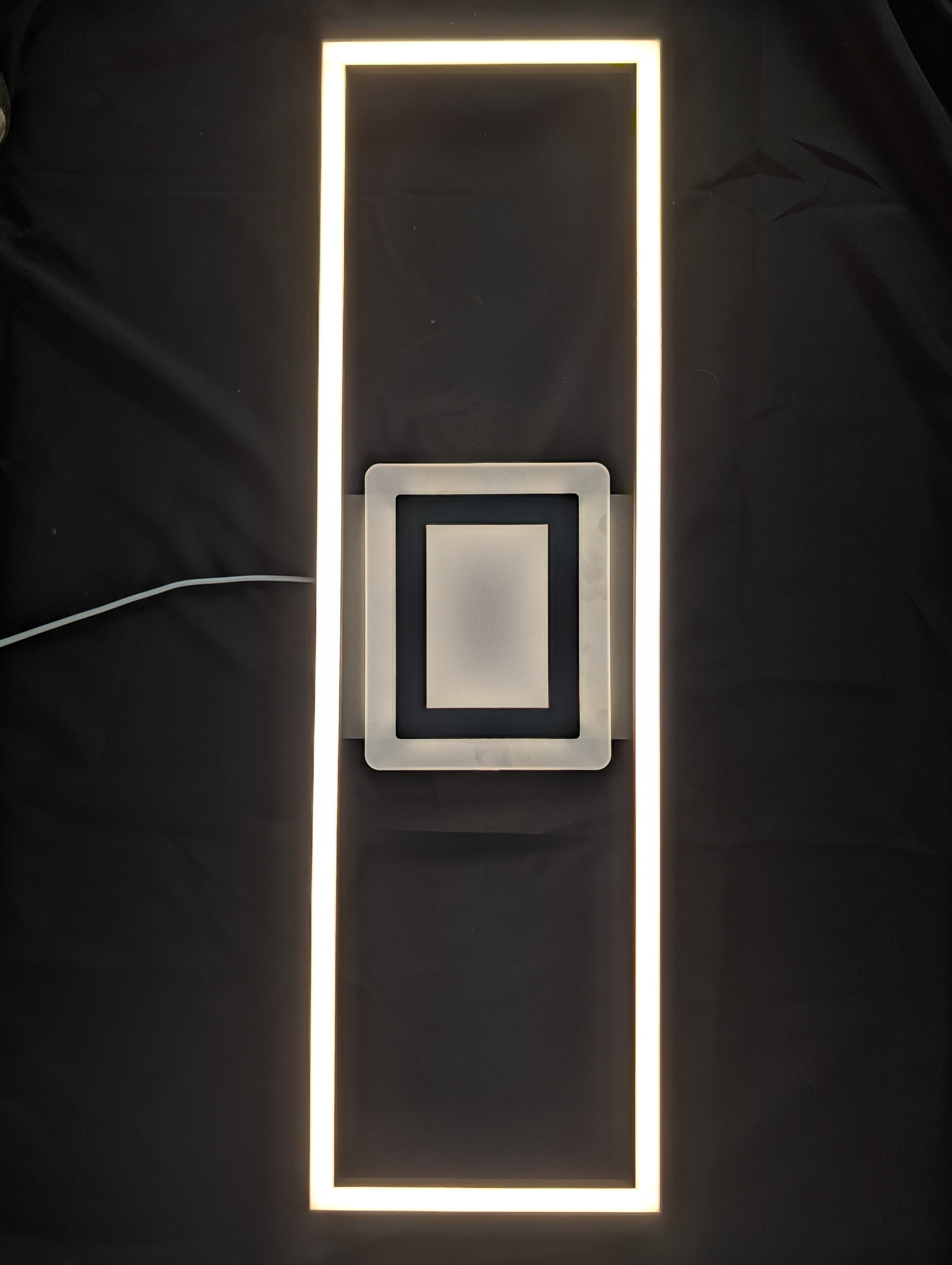 MeLiTec LED Rahmen Deckenleuchte D140 dunkelgrau MeLiTec LED Rahmen Deckenleuchte D140 dunkelgrau