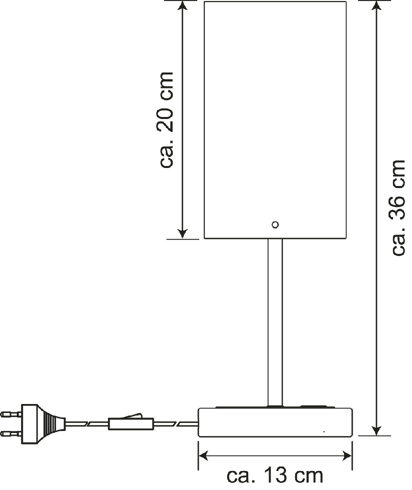LED Tischleuchte T172 nickel-matt