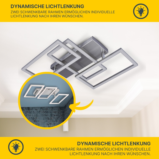 LED Deckenleuchte D120-1 rechteckige Rahmen LED Deckenleuchte D120-1 rechteckige Rahmen