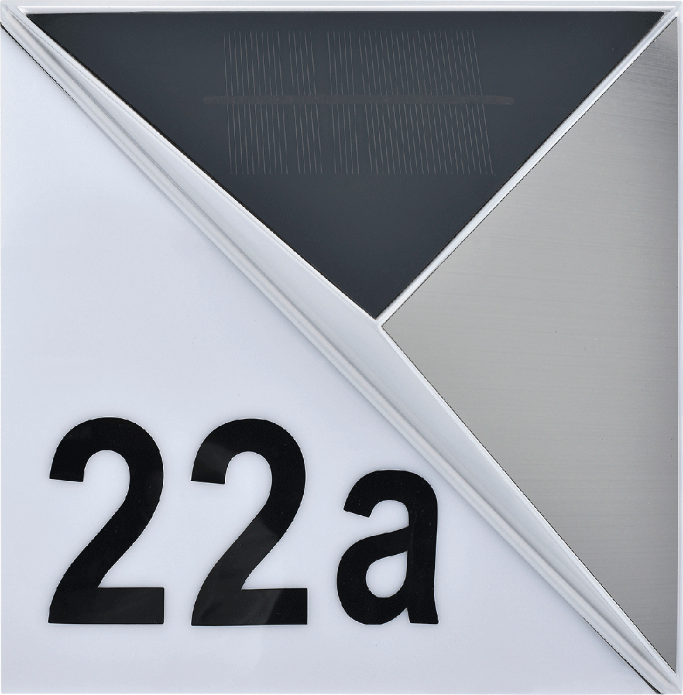 Solar-Hausnummer SH07 B-Ware Solar-Hausnummer SH07 B-Ware