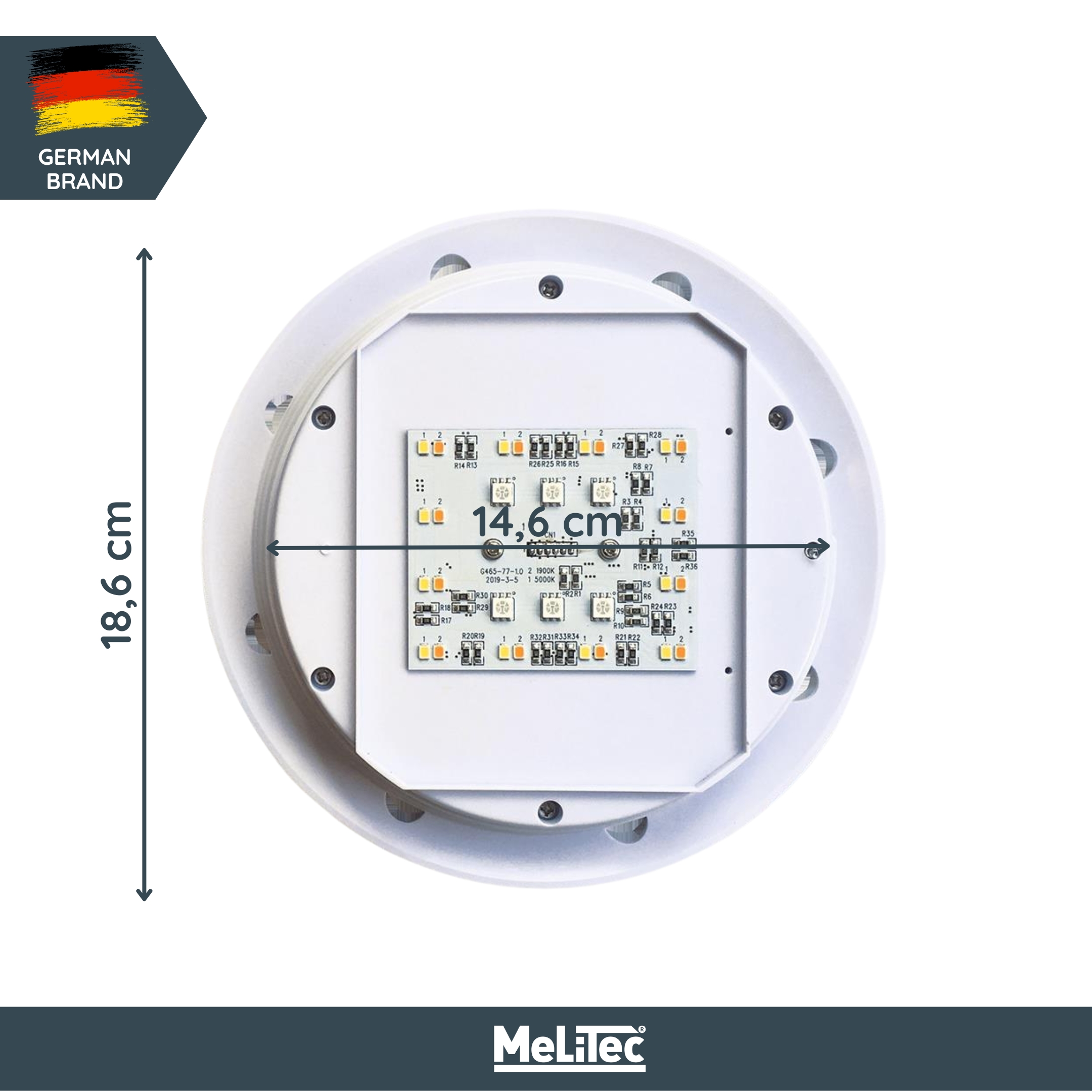 MeLiTec LED Betriebsgerät & LED-Modul für LK, ohne Solar, Stromversorgung MeLiTec LED Betriebsgerät & LED-Modul für LK, ohne Solar, Stromversorgung