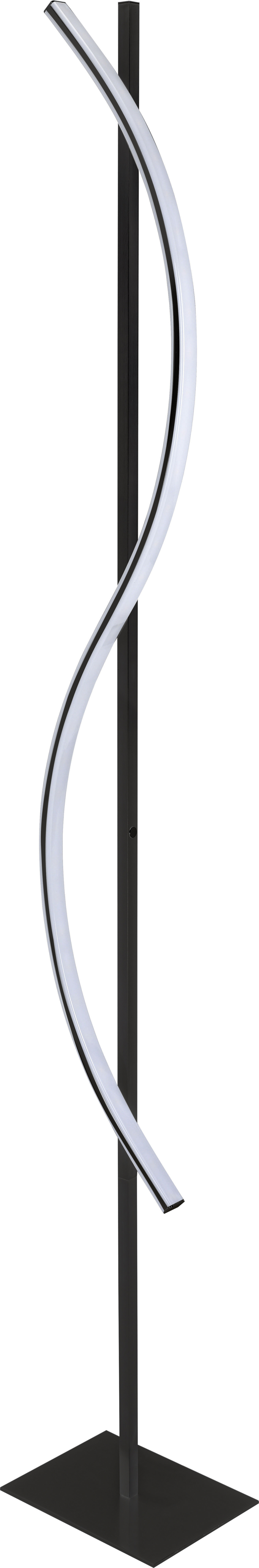 MeLiTec LED Stehlampe _ Black Series, integrierter Tastdimmer, ST28-2 Lampe,