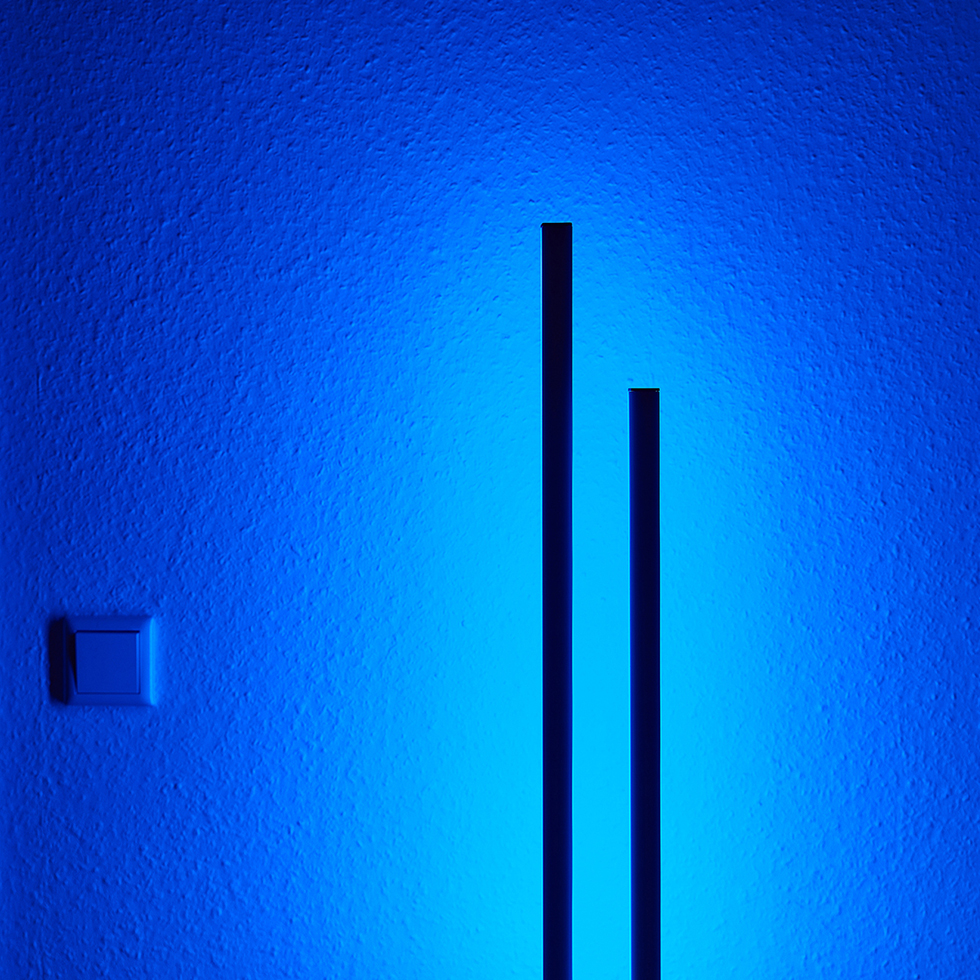 MeLiTec LED Stehlampe Wohnzimmer, WiFi Stehlampe Dimmbar, Alexa und Google Assistant,Szenenmodi, Musikmodi, DIY-Modus, Schlafzimmer, B-Ware Beleuchtung,