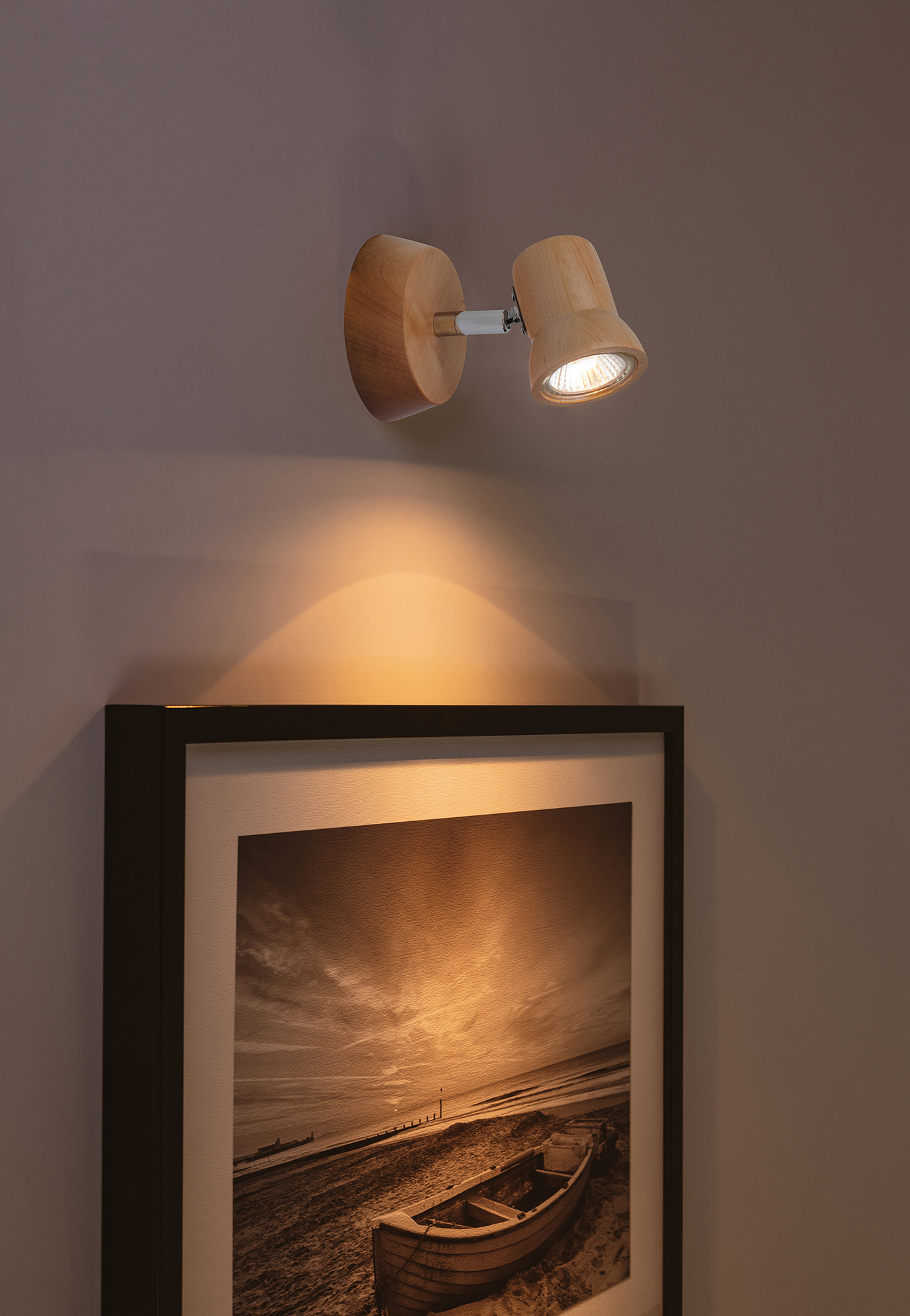 SPOT Light Venla Wandleuchte Incl. 1xLED GU10 4,5W 360lm 3000K Birke SPOT Light Venla Wandleuchte Incl. 1xLED GU10 4,5W 360lm 3000K Birke