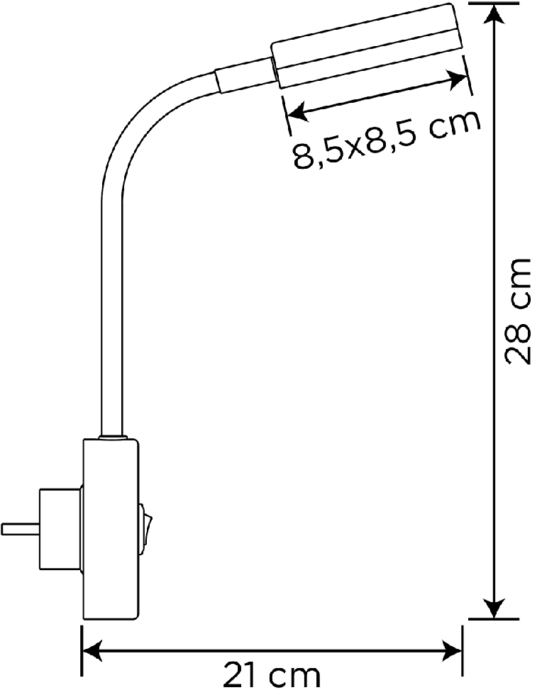 LED Steckerleuchte P20 LED Steckerleuchte P20