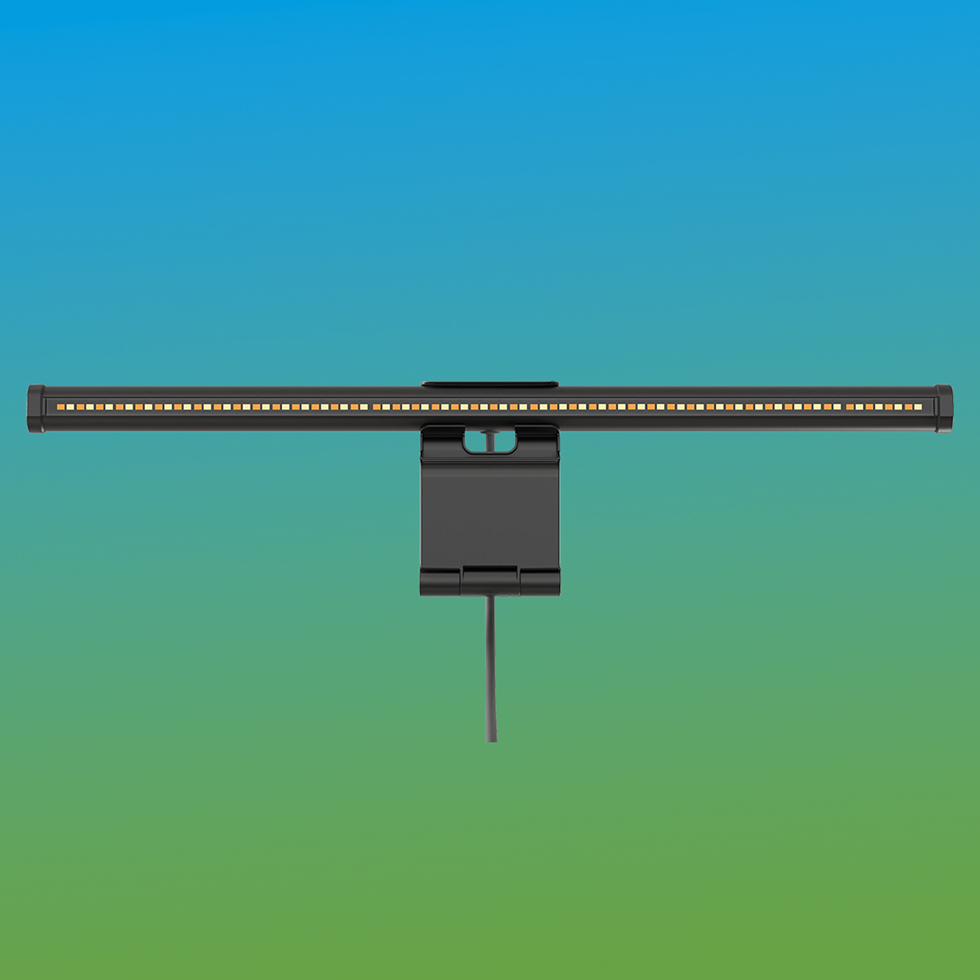 MeLiTec Monitorleuchte dimmbar für augenschonende Bildschirmarbeit, USB-Anschluss, Lichtfarbe einstellbar, schwarz MeLiTec Monitorleuchte dimmbar für augenschonende Bildschirmarbeit, USB-Anschluss, Lichtfarbe einstellbar, schwarz