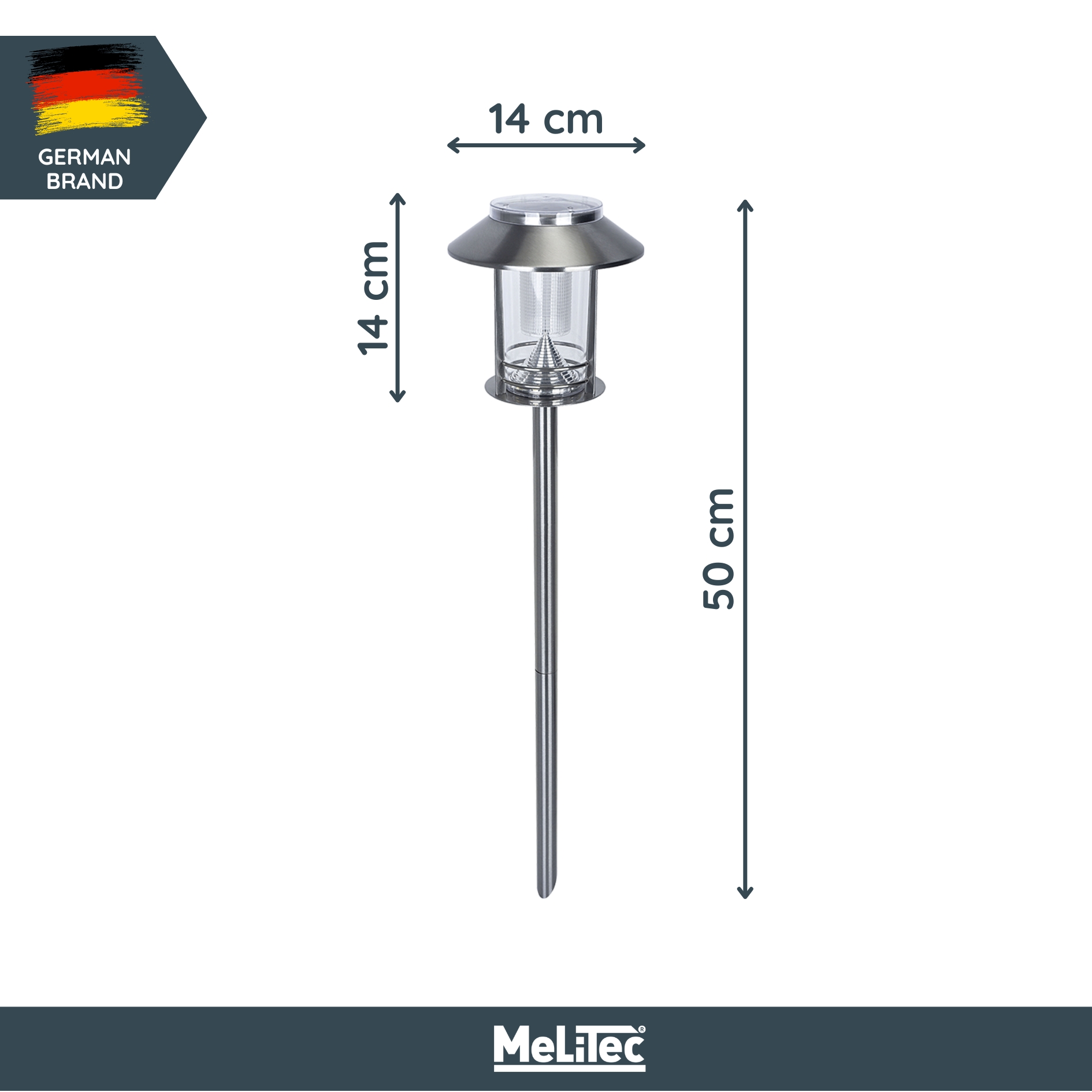 MeLiTec Solar-Gartenlampe, Outdoor-Solarleuchte SO26 MeLiTec Solar-Gartenlampe, Outdoor-Solarleuchte SO26