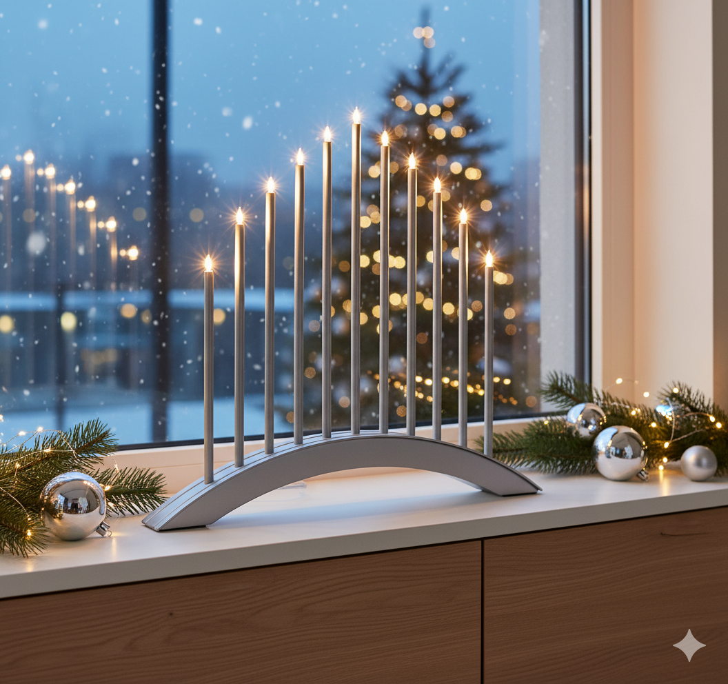 MeLiTec LED USB-C Stimmungsbogen Weihnachten, SL58, Chrom matt, warmweiß (3000K), dimmbar (3 Stufen), 5h-Timer, kabellos inkl. Akku, IP20, Innen – modernes Dekorationslicht, Lichtbogen, Fensterlicht MeLiTec LED USB-C Stimmungsbogen Weihnachten, SL58, Chrom matt, warmweiß (3000K), dimmbar (3 Stufen), 5h-Timer, kabellos inkl. Akku, IP20, Innen – modernes Dekorationslicht, Lichtbogen, Fensterlicht