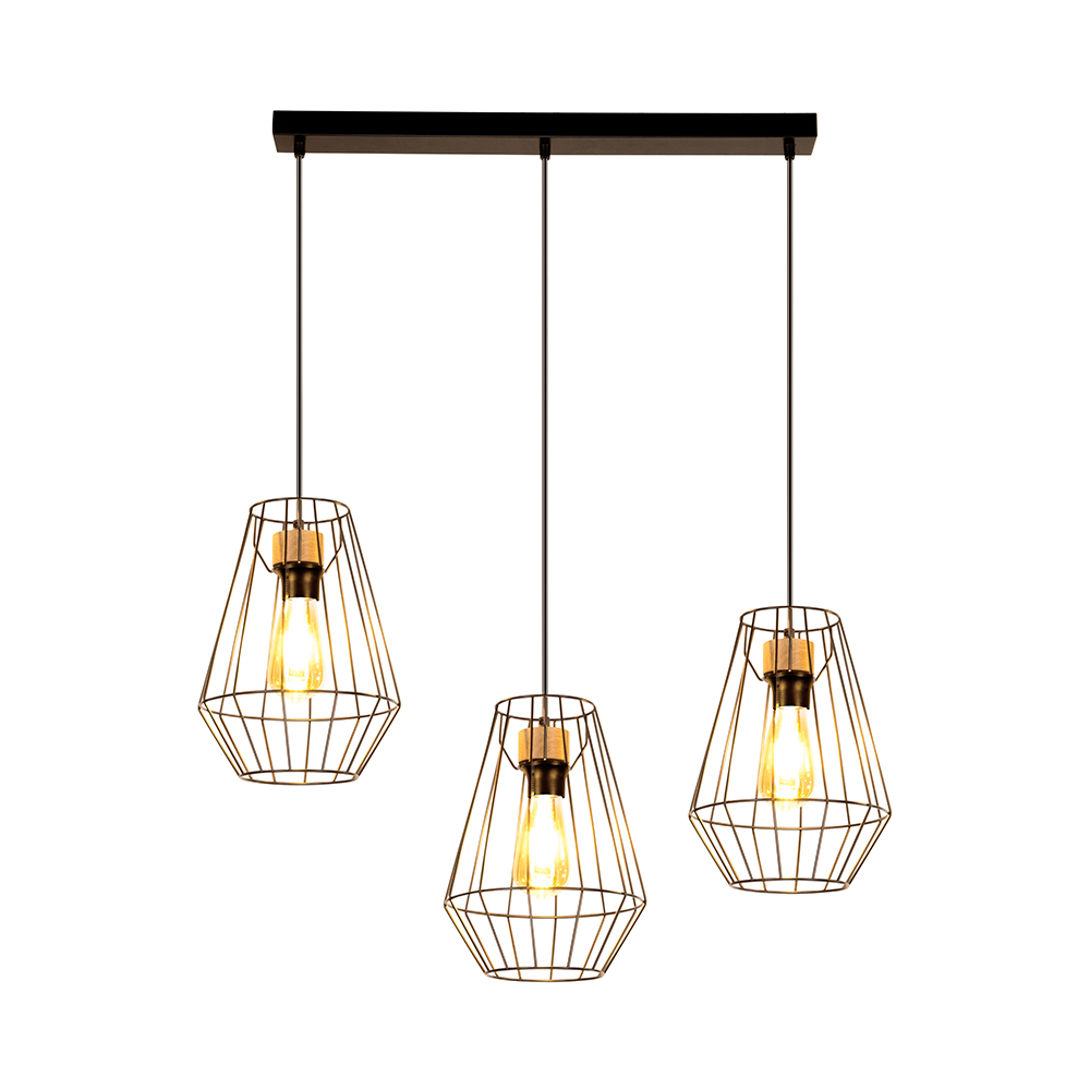 SPOT Light Endorfina Pendelleuchte E27 Max.60W Schwarz/Eiche Geölt/Schwarz PVC SPOT Light Endorfina Pendelleuchte E27 Max.60W Schwarz/Eiche Geölt/Schwarz PVC