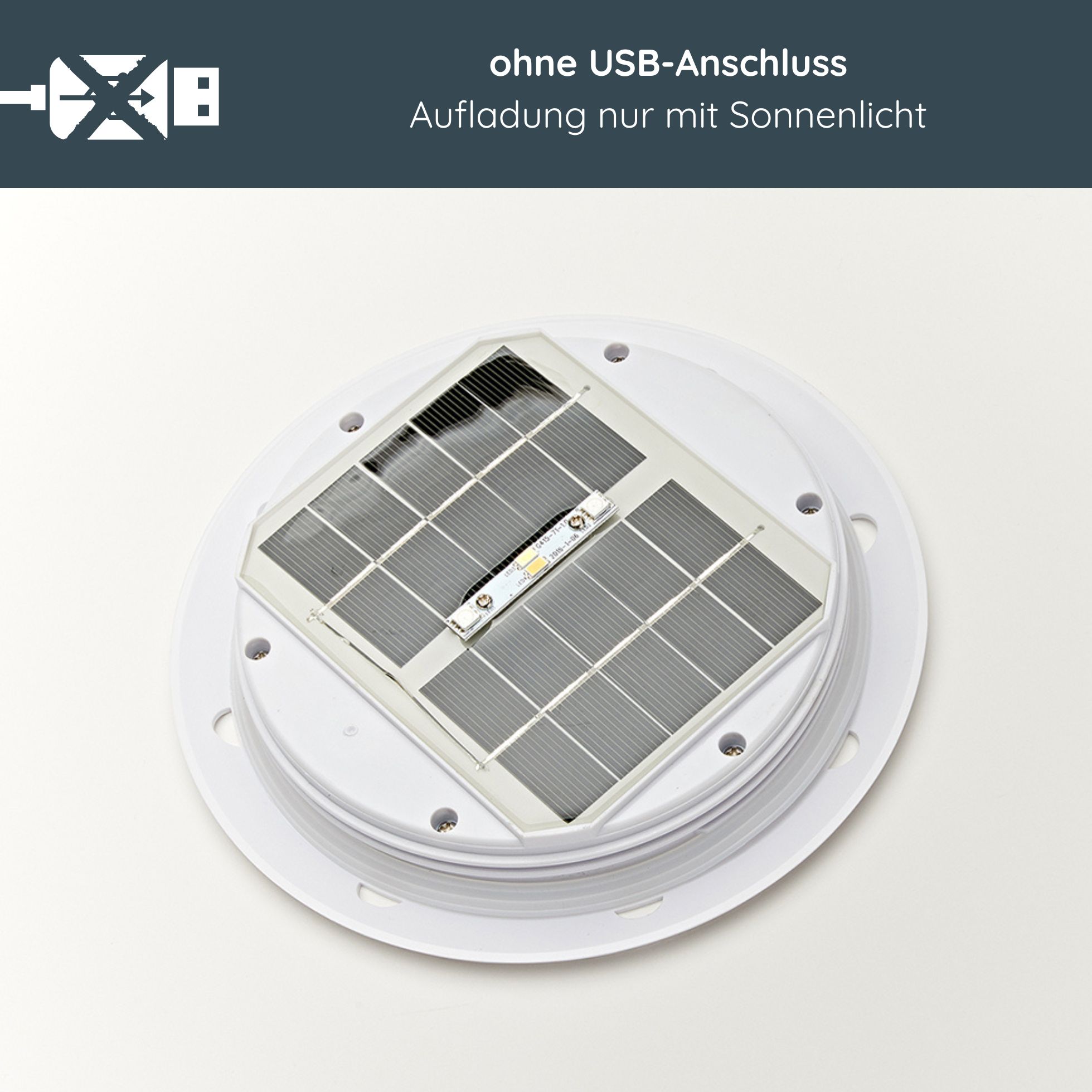 MeLiTec Unterteil mit Solarmodul "LK" Gartenleuchten ohne USB MeLiTec Unterteil mit Solarmodul "LK" Gartenleuchten ohne USB
