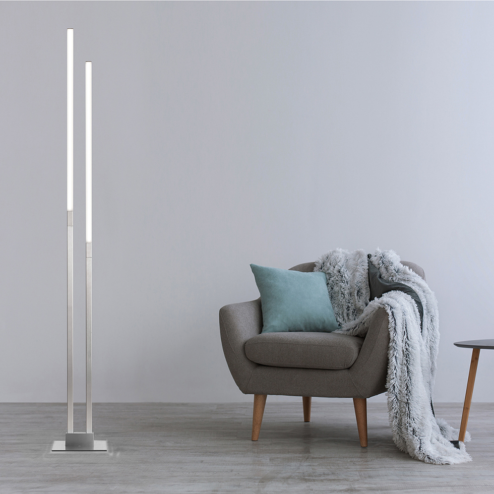 MeLiTec LED Stehlampe Wohnzimmer, WiFi Stehlampe Dimmbar, Alexa und Google Assistant,Szenenmodi, Musikmodi, DIY-Modus, Schlafzimmer, B-Ware Lampe, Stuhl, Mobiliar, Stehlampe,
